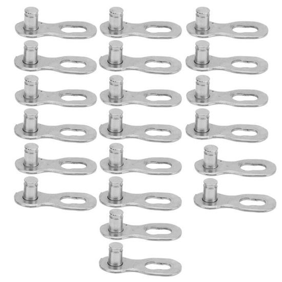 10 Maillons Rapides Pour Chaîne 10 Vitesses - Compatibles Shimano/SRAM, Ultra-Résistants (950 Kgf) - Faciles à Monter Sans Outil - 10