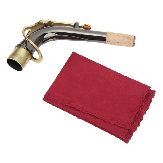 Coude En Laiton Pour Saxophone Alto - Accessoire Compact 2.45 Cm, Doré, 116 G - Améliore Le Son Et La Portabilité