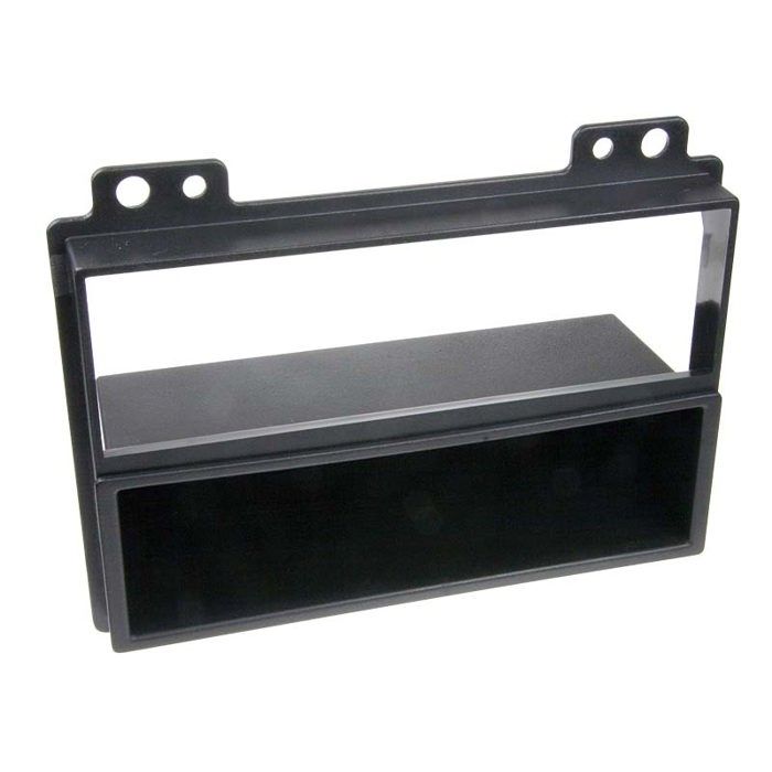 Adaptateur de façade 2-DIN avec vide poche Fiesta / Fusion > 2005 noir
