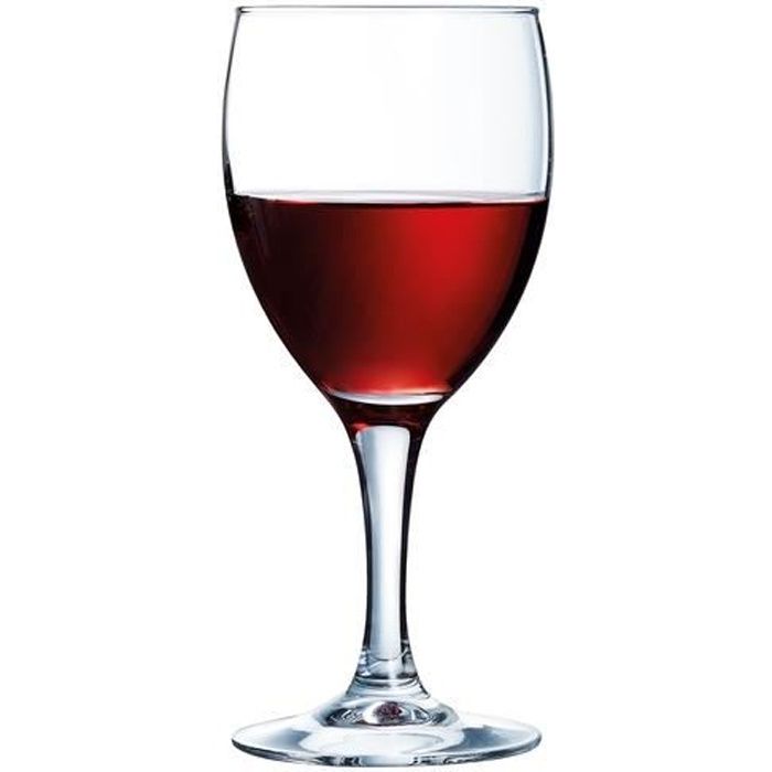 Verre à pied 24.5 cL Elégance - lot de 3