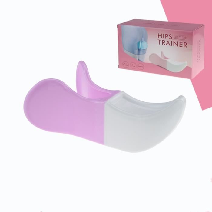 Jetcco Entraîneur de hanche Beau cul Clip bassin musculaire Rééducation post-partum Formation de bureau Violet clair