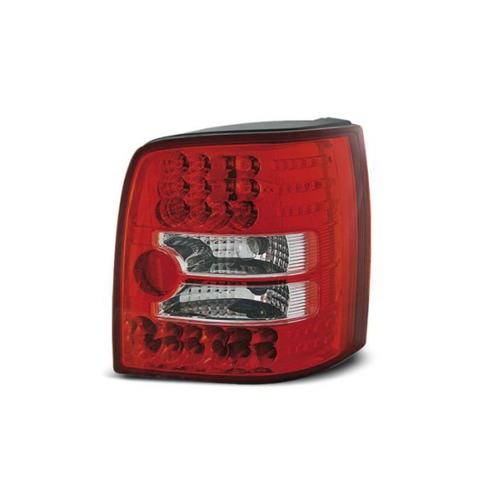Paire de feux arriere VW Passat B5 3B break 96-00 rouge blanc led (W17)
