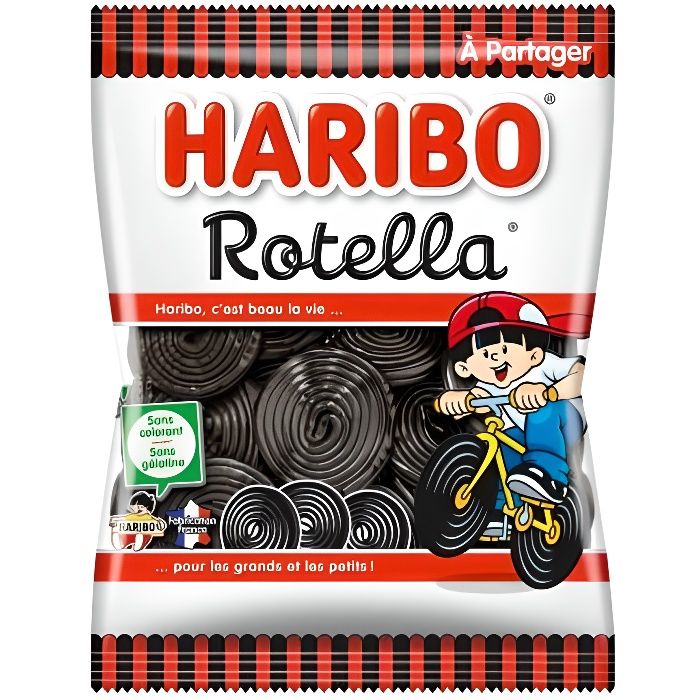 Bonbon réglisse rotella de Haribo - 300g