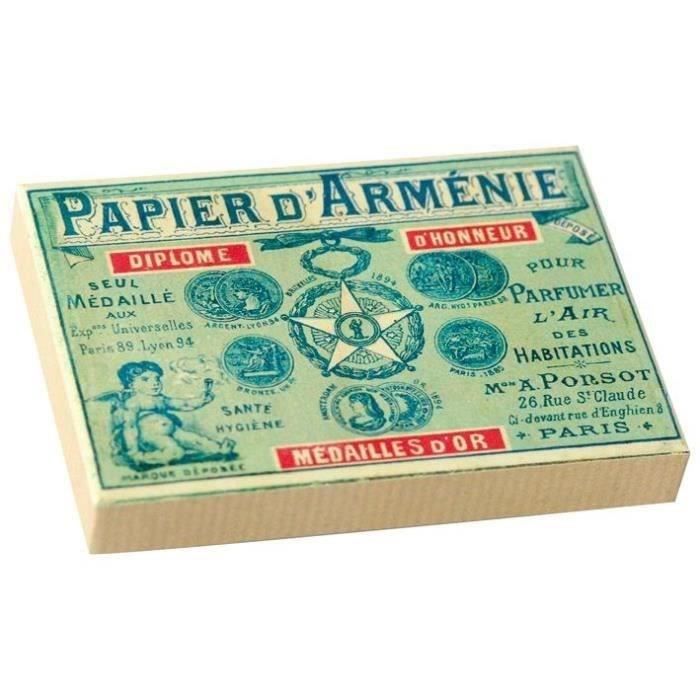 PAPIER ARMENIE - La boite 1900 garnie de 12 carnets