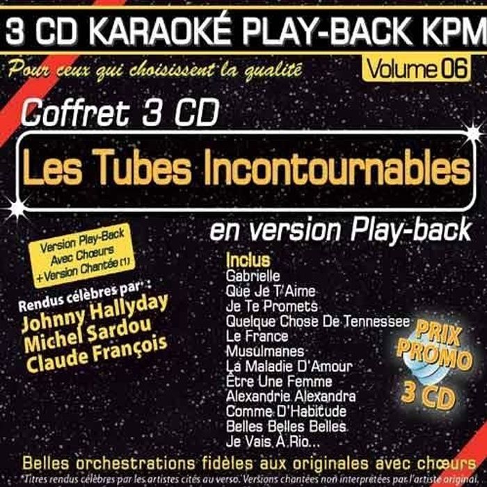 Coffret 3 CD Karaoké Play-Back KPM \