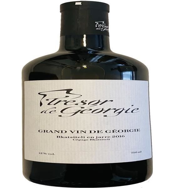 vin orange sec de Géorgie (1 x 0,75 l) vinifié et élevé en amphore en terre cuite
