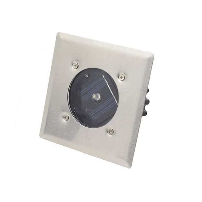 LED énergie solaire Buried lumière sous sol Lampe d'extéri Chemin Garden Way platelage T09362