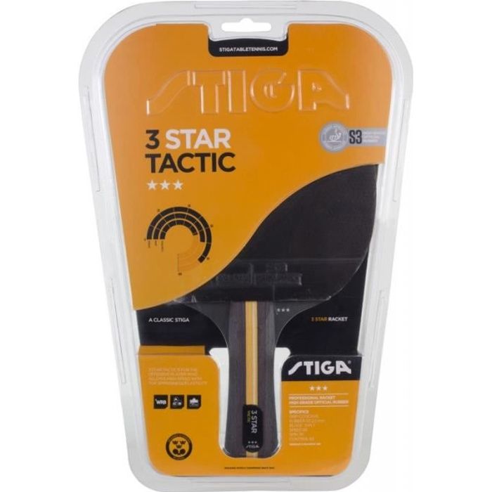 RAQUETTE DE PING PONG STIGA TACTIC 3 ETOILES