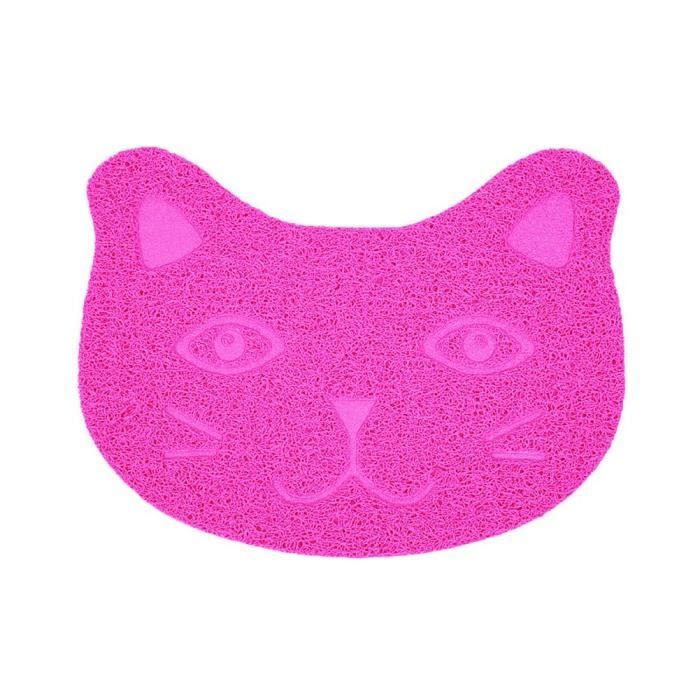 MC9677 Tapis de sol antidérapant pour chats ~Rose Red