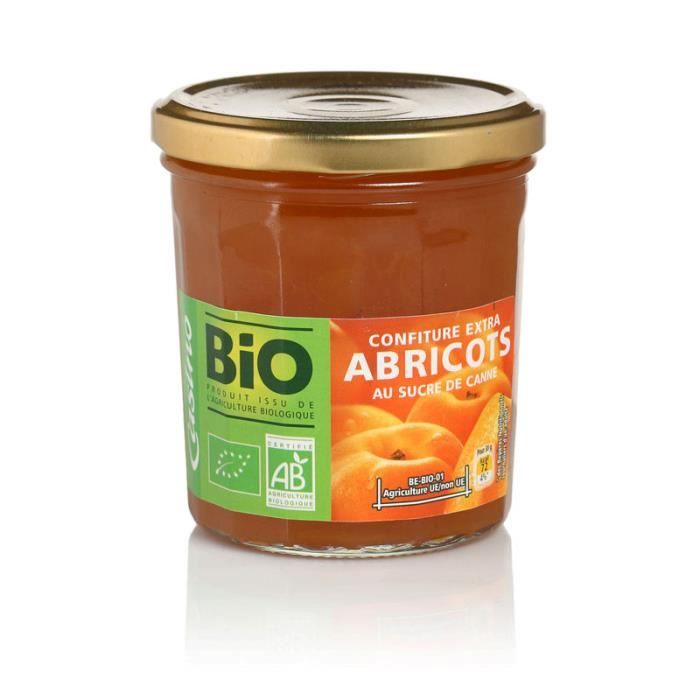 Confiture abricot bio - 360g