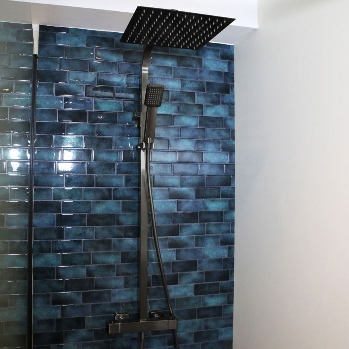 Quartos colonne de douche gun métal avec thermostatique 300