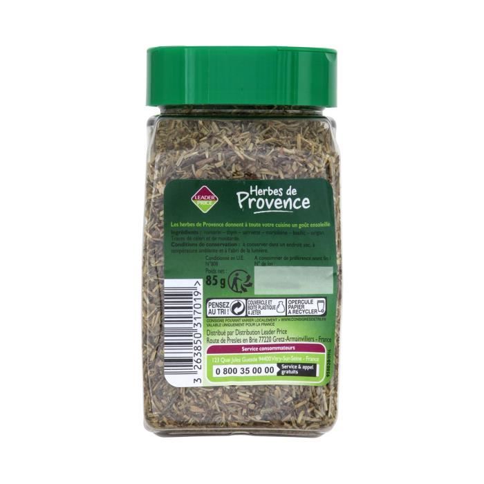 Herbes de Provence Leader Price - 85g