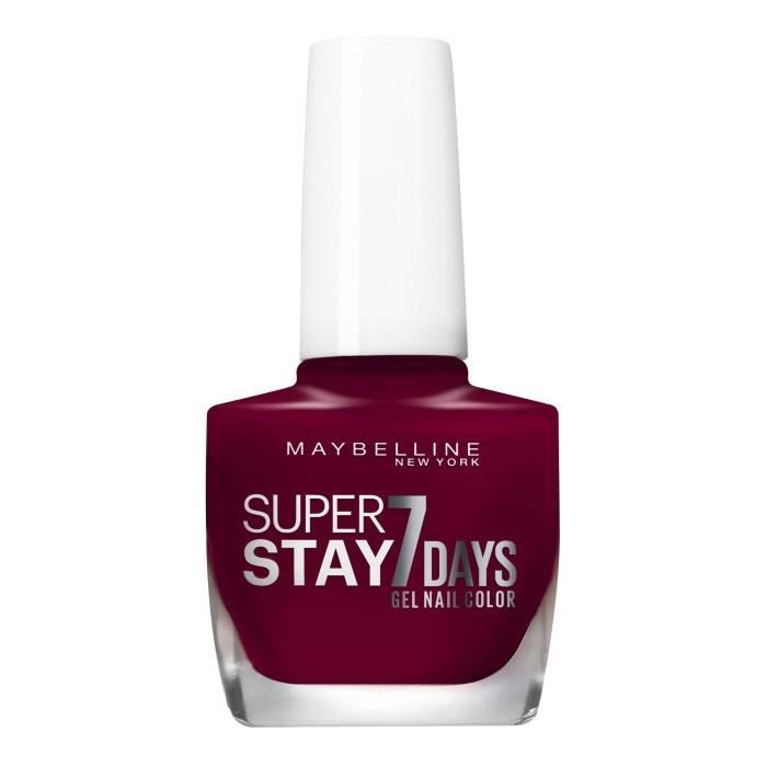 Vernis à ongles MAYBELLINE NEW YORK Superstay 7 Days longue tenue - 924 Magenta muse