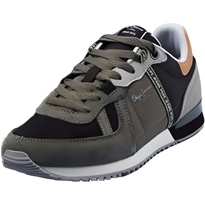 Baskets Homme Pepe Jeans Ref 53963 Kaki