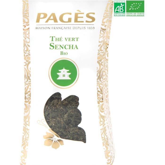 PAGES Thé Vert Sencha - Vrac - Bio