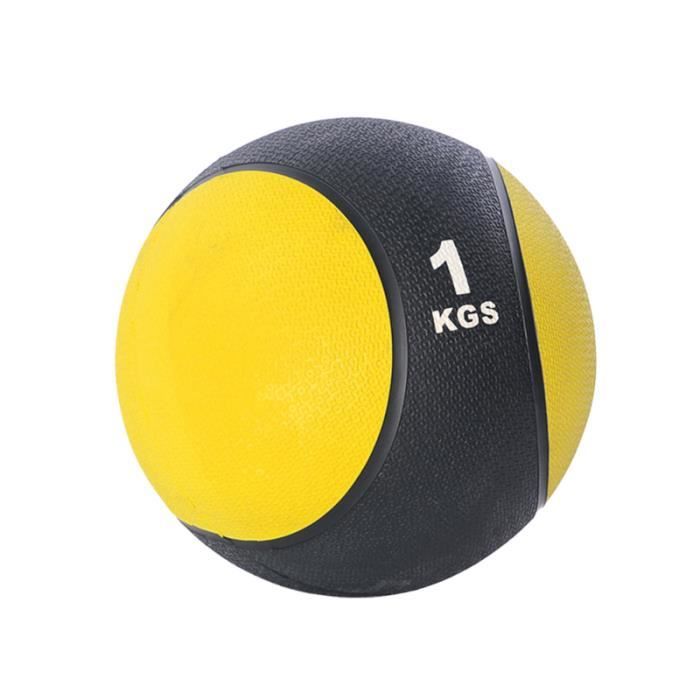 1PC bonne qualité petite balle de Pilates 1KG médecine ball pour le renforcement du TAPIS DE SOL - TAPIS DE GYM - TAPIS DE YOGA