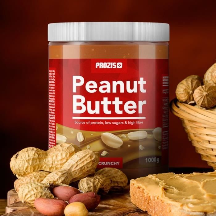 PROZIS - Beurre de Cacahuète 1 000 g - Onctueux - Source de protéines