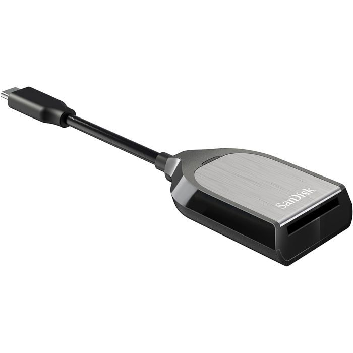 SANDISK Lecteur de carte Extreme PRO - SD, SDHC UHS-I, SDXC UHS-I, SDHC UHS-II, SDXC UHS-II - USB-C