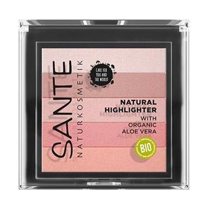 Sante Naturkosmetik - Highlighter Rose n°02 Bio - illuminateur de teint - 7g