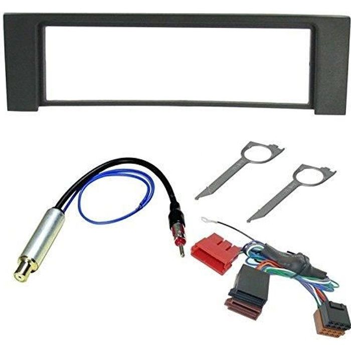 KIT montage autoradio Façade Cadre de radio 1 DIN AUDI A3 /A6 / SEAT TOLEDO /...