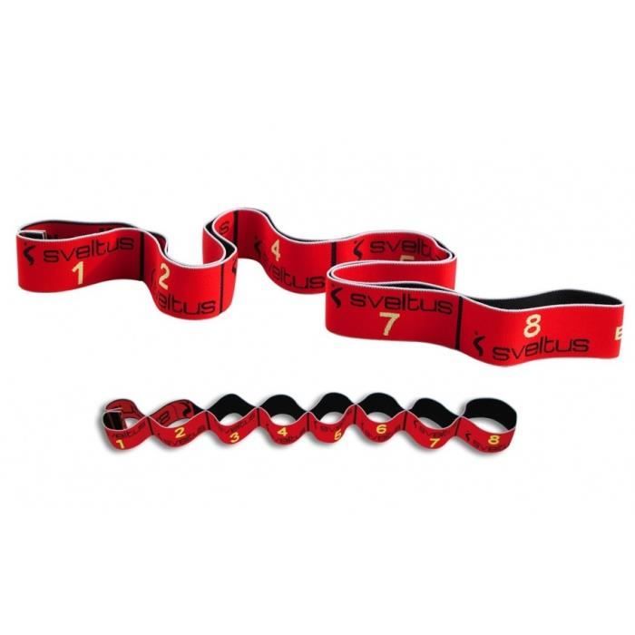 Sveltus Elastiband 10 kg 90 cm rouge + affiche