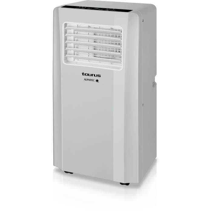 Climatiseur mobile monoboc gris clair 2600 W