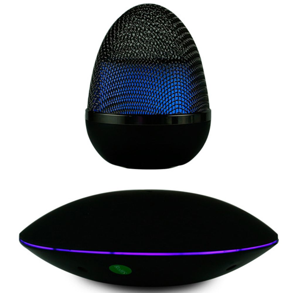 Haut-parleur sans fil Bluetooth a levitation magnetique deco