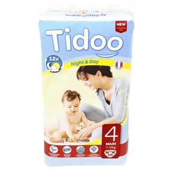 Tidoo Night & Day Couches Taille 4 Maxi 50 couches
