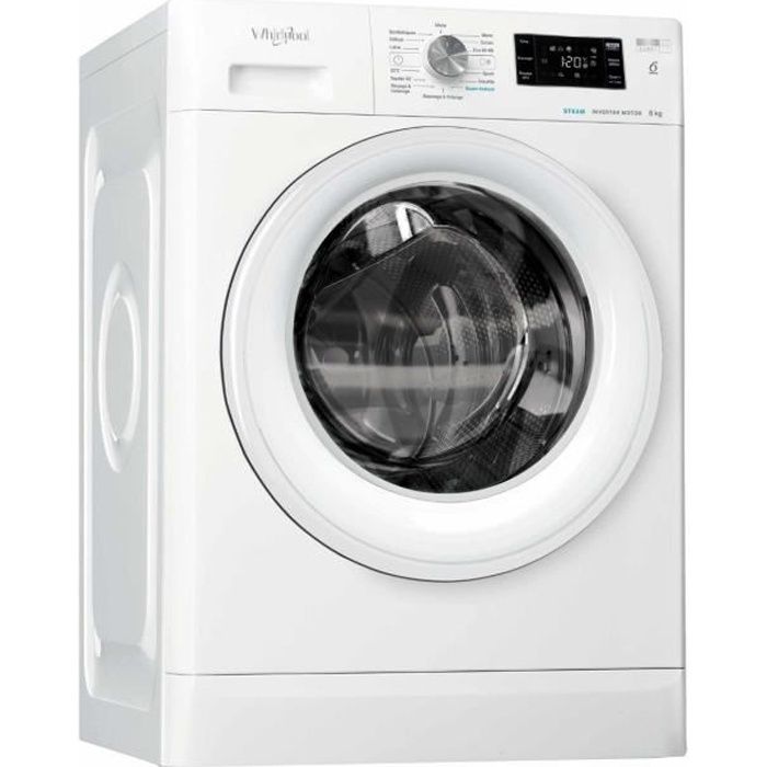 Lave-linge 8 kg Whirlpool FFBS8458WVFR TU Unique