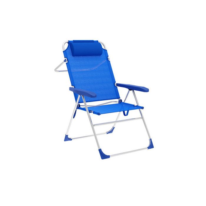 Chaise Pliante De Camping Avec Dossier - Légère, Respirante Et Portable Avec Sac - Pour Extérieur, Plage, Jardin