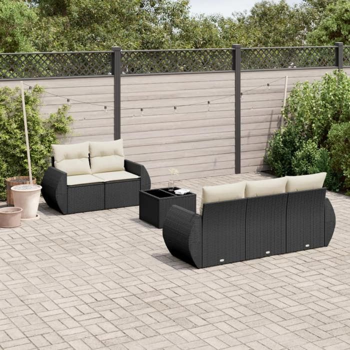 VidaXL Ensemble Salon de Jardin 6 Pcs - vue 3