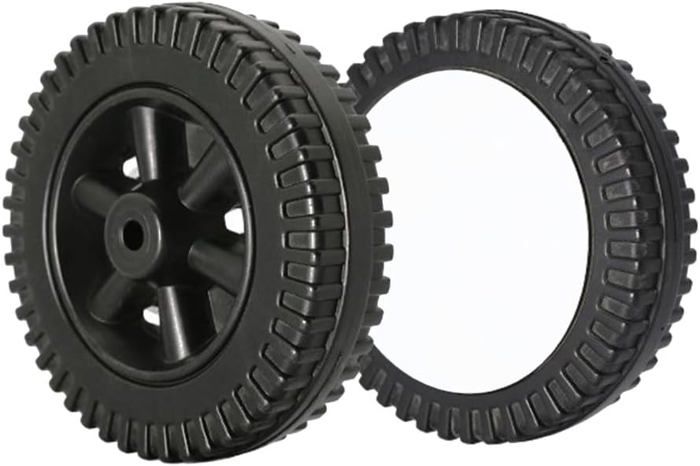 Lot De 2 Roues Avant En PVC - 20,3 Cm - Pour Remplacement Sur Chariot, Meuble Ou équipement Roulant