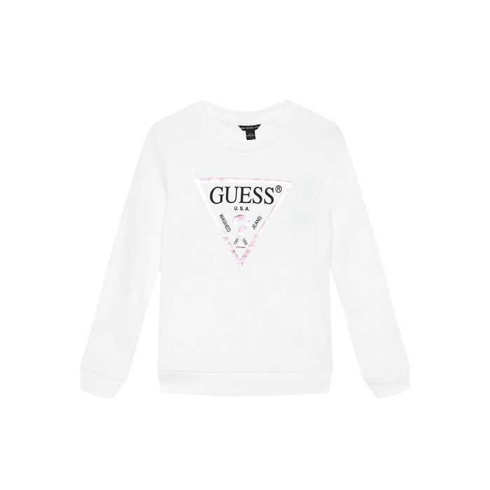 GUESS, mini-jupe, denim, taille croisée