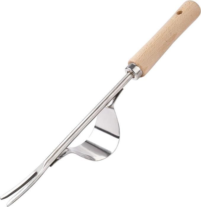 NAVESO 4 Pièce Desherbeur Manuel, Jardinière Manuelle, Outil de Désherbage en Acier Inoxydable, avec Poignée Bois Outil de Jardinage, Outil Gouge de Désherbage, pour Pelouse Et Jardin NAVESO 4 Pièce Desherbeur Manuel, Jardinière Manuelle, Outil de Désherbage en Acier Inoxydable, avec Poignée Bois Outil de Jardinage, Outil Gouge de Désherbage, pour Pelouse Et Jardin
