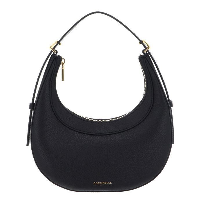 COCCINELLE Sac à main noir en cuir pour femme - Whisper Grained Leather Mini Bag Noir 313710