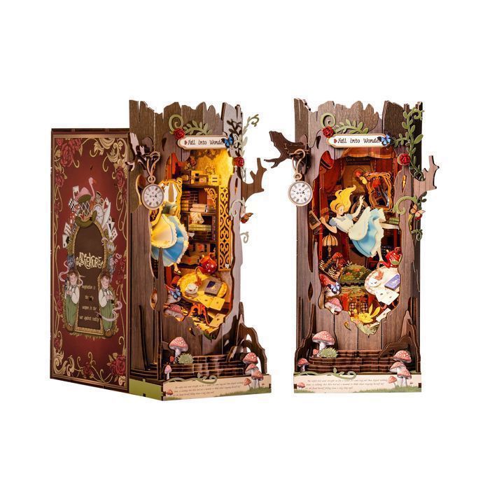 Puzzle 3D ROBOTIME Book Nook Kit Fall Into Wonder Serre livres 