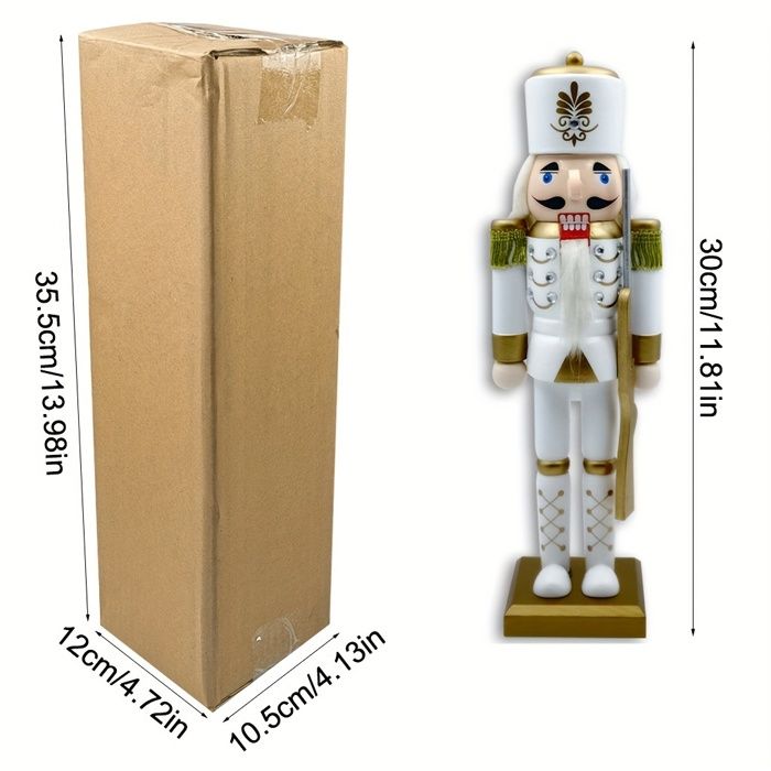 Casse- Noisette Soldat De Noël Figure Casse- Noisette En Bois Figure