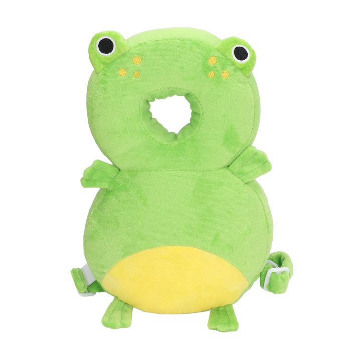 Protège-tête pour bébé modèle Grenouille peluche 30cm coussin de sécurité pour apprentissage de la marche anti-chocs -SALALIS