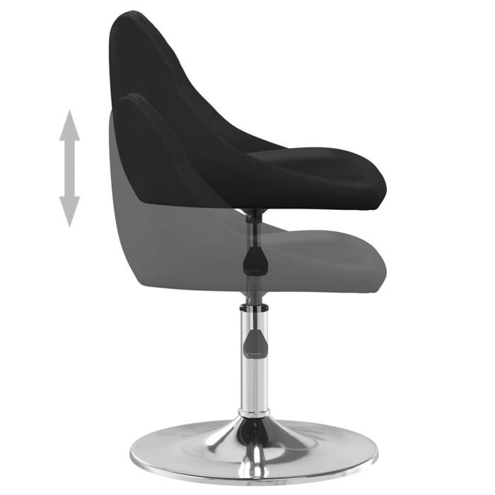 Lot de 4 Chaises de cuisine Noir - Montage simple - SHIELDPRO® Chaises à mangerScandinavePour salonnoir similicuir 7870077