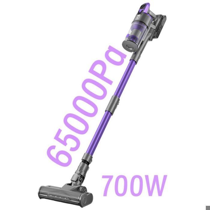 Aspirateur balai sans fil 65000Pa 4 modes de vitesse système anti-bouchage nettoyage profond sur toutes surface ASPIRATEUR BALAI