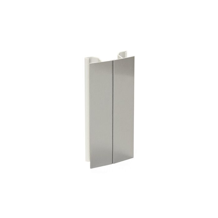 Angle flexible pour plinthe de cuisine H100 alu - EMUCA - 8910163