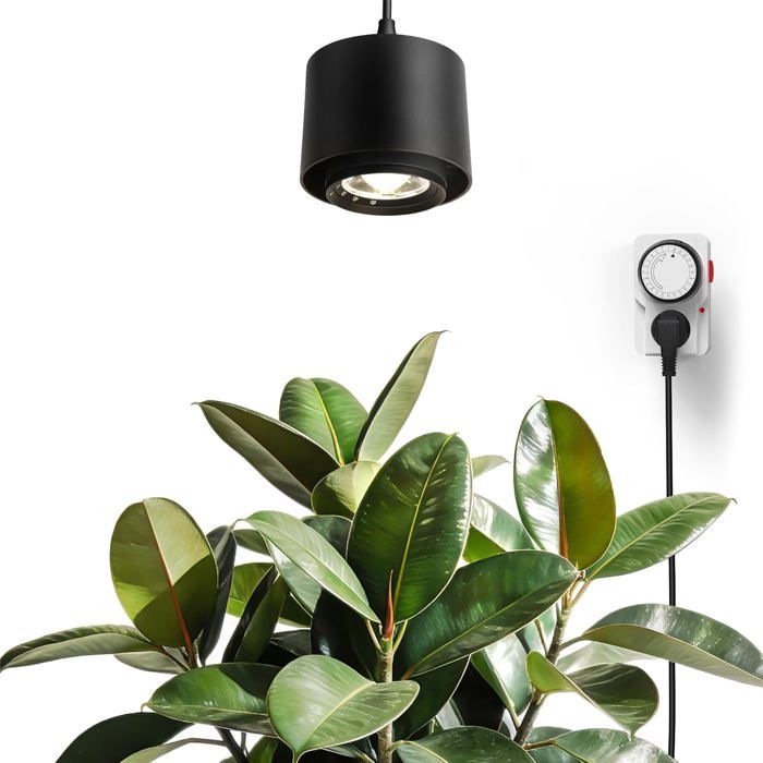 Barrina TR40 Lampe de Croissance Suspendue LED 40W Spectre Complet 4000K PPFD Élevé Minuteur Noire