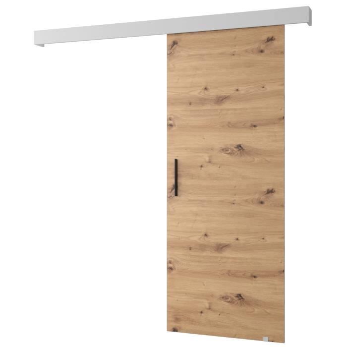 Porte Blanche Poignee Noire