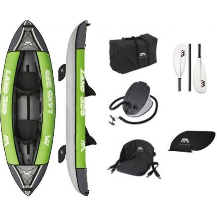 Kayak gonflable 1 personne - AQUA MARINA - Vert -