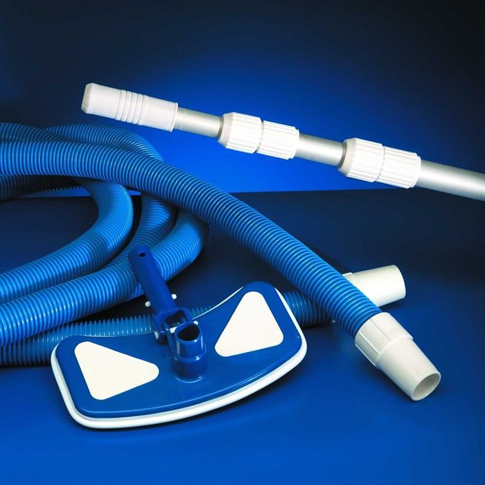GRE Kit manche téléscopique + Tête daspirateur + 6m