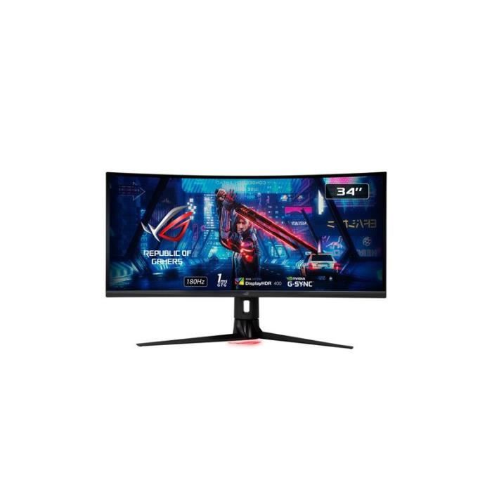Ecran PC Gaming Asus ROG Strix XG349C 34 Incurvé WLED Noir