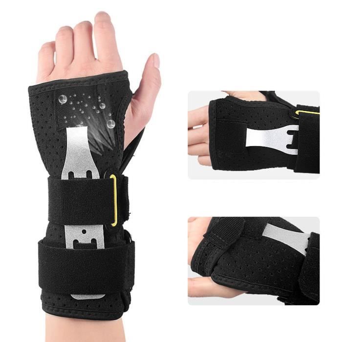 Bretelles De Poignet Confortables - Lot De 2, Réglables, Compression Pour Gym Et Yoga