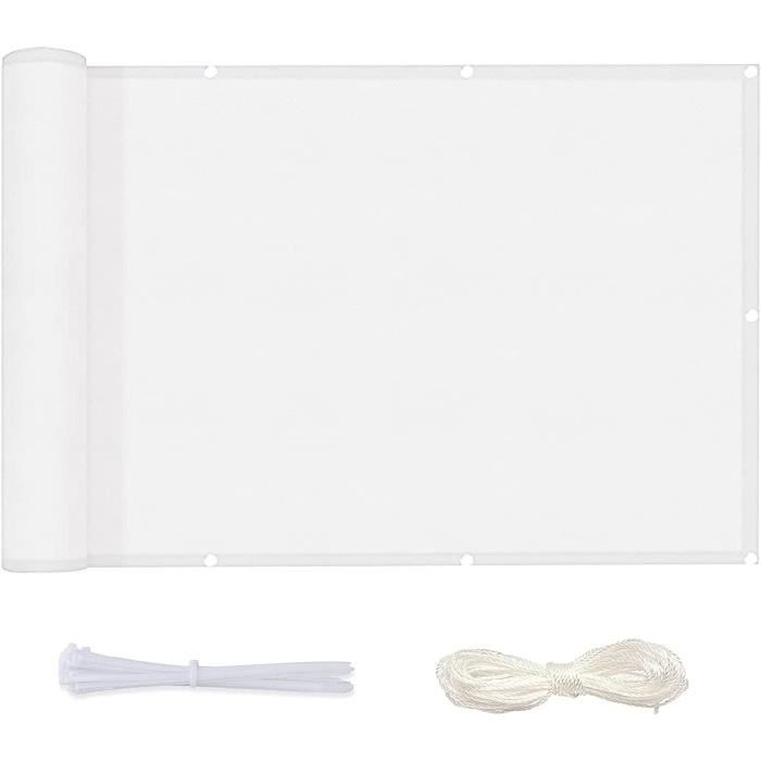 Voile D'Ombrage Rectangulaire 3 X 4 M, Étanche, 98 % Uv, Bloc Extérieur