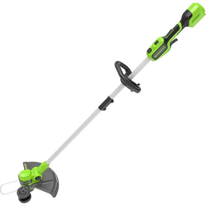 Coupe-Bordure Sans Fil Greenworks 40V - Largeur 33cm, Alimentation Auto Nylon, Sans Batterie