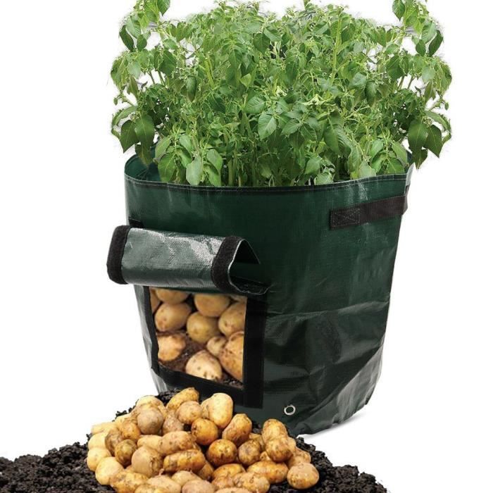 environ 37.85 L planteuse de pommes de terre Sac avec rabat fenêtre 4 Pack de pommes de terre Grow Jardiniere Jardin 10 GAL environ 37.85 L planteuse de pommes de terre Sac avec rabat fenêtre 4 Pack de pommes de terre Grow Jardiniere Jardin 10 GAL